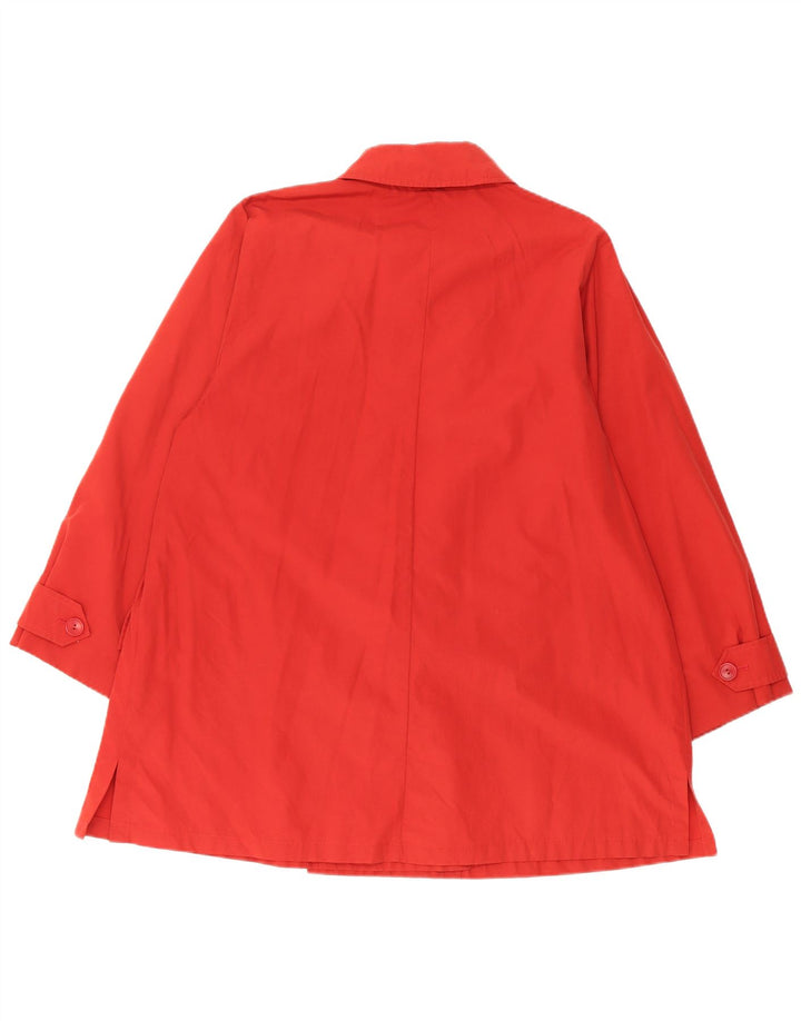 Max Mara Damen Wochenendmantel UK 16 Large Rot