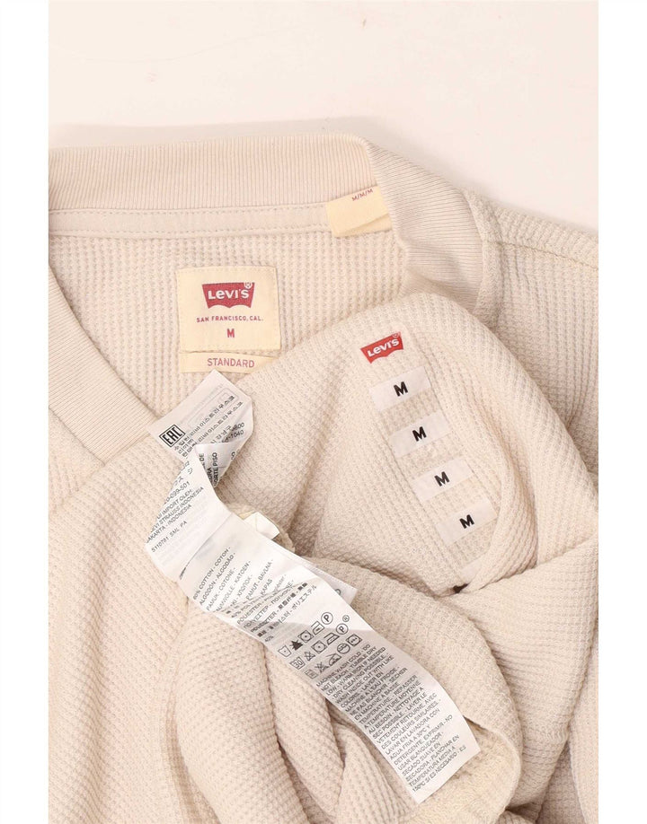 Levi's Herren-Standard-Oberteil, langärmelig, mittelbeige Baumwolle