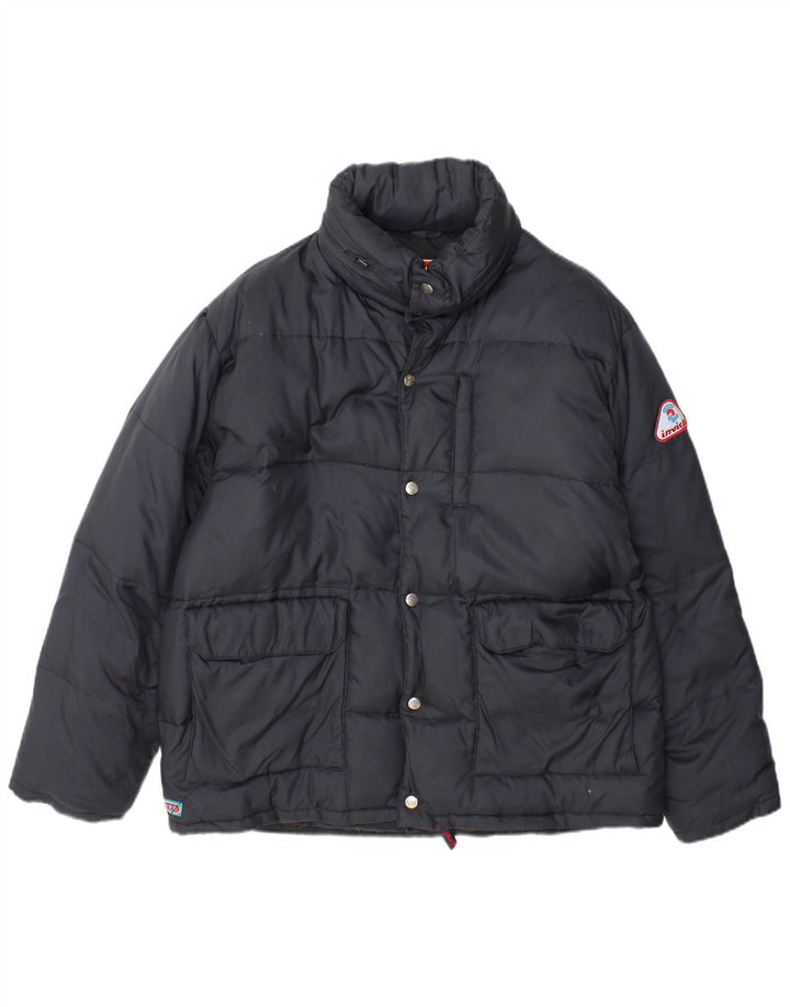 Invicta Wattierte Damenjacke mit Kapuze, UK 14, großes marineblaues Polyamid