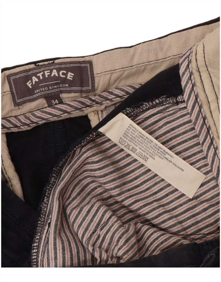 Fat Face Herren-Chino-Shorts, W34, Größe L, Marineblau, Baumwolle