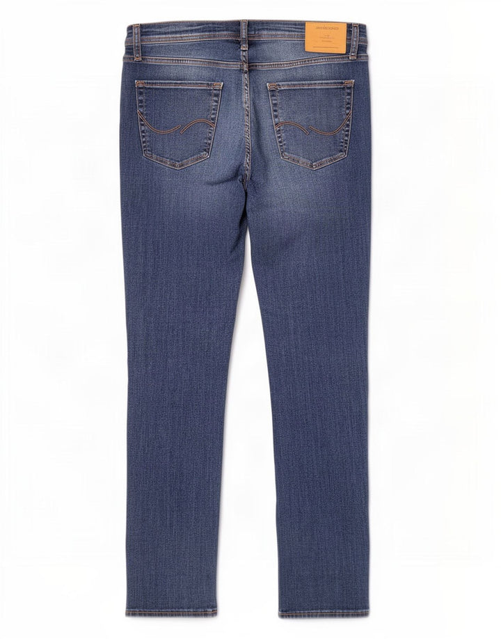 Jack & Jones Herren Slim Jeans W34 L36 Blaue Baumwolle