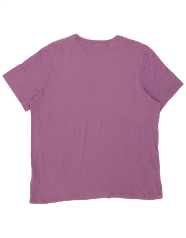 Nike Herren T-Shirt Top XL Lila Baumwolle