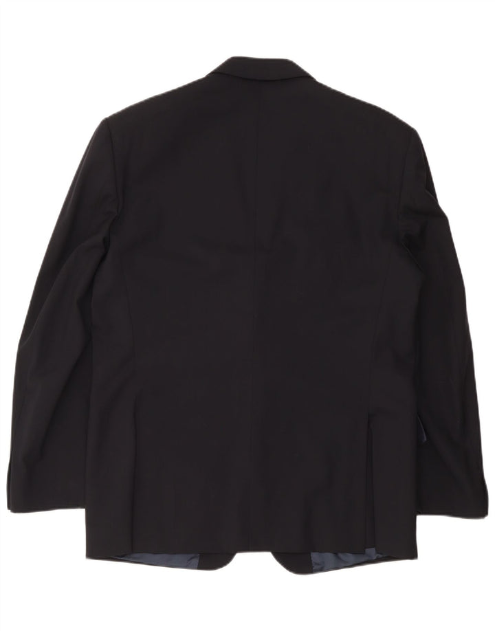 Urbis Herren 2-Knopf-Blazerjacke IT 52 XL Marineblaue Wolle
