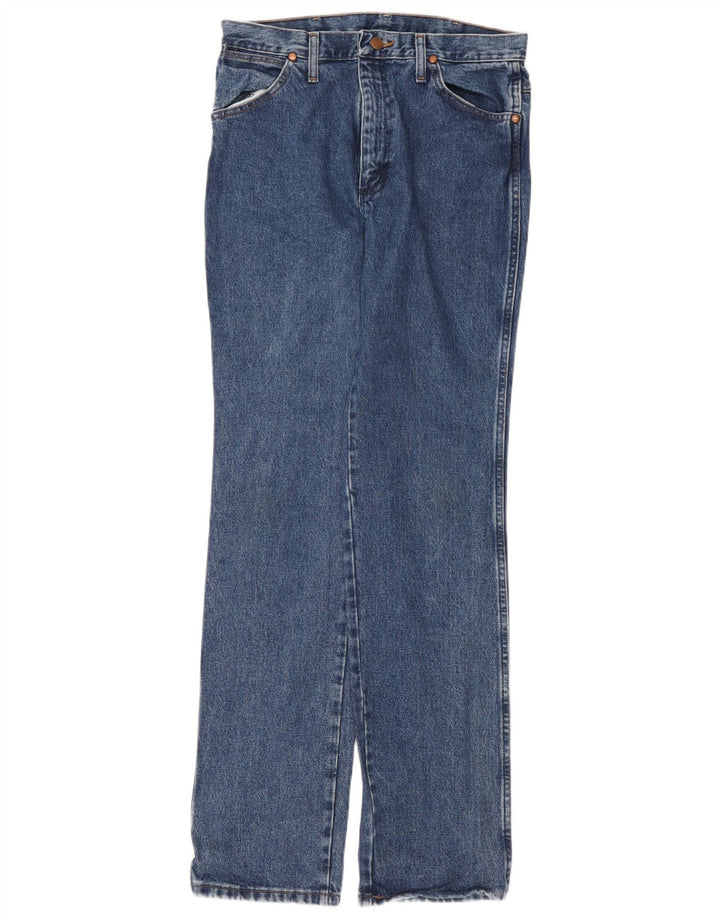 Wrangler Herren Straight Jeans W31 L34 Blaue Baumwolle
