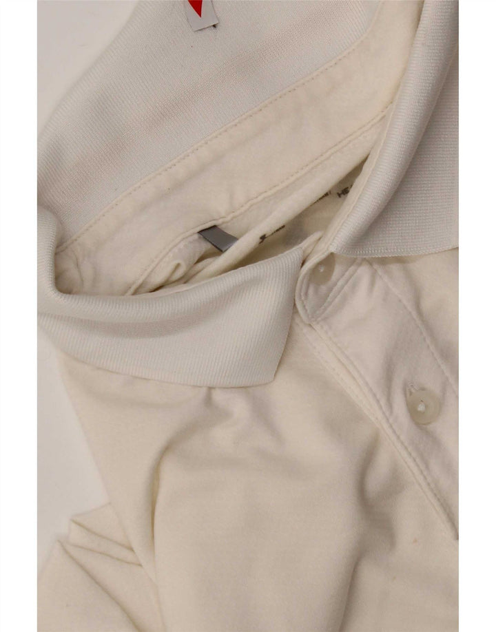 Under Armour Herren Heat Gear Poloshirt, Größe L, Weiß