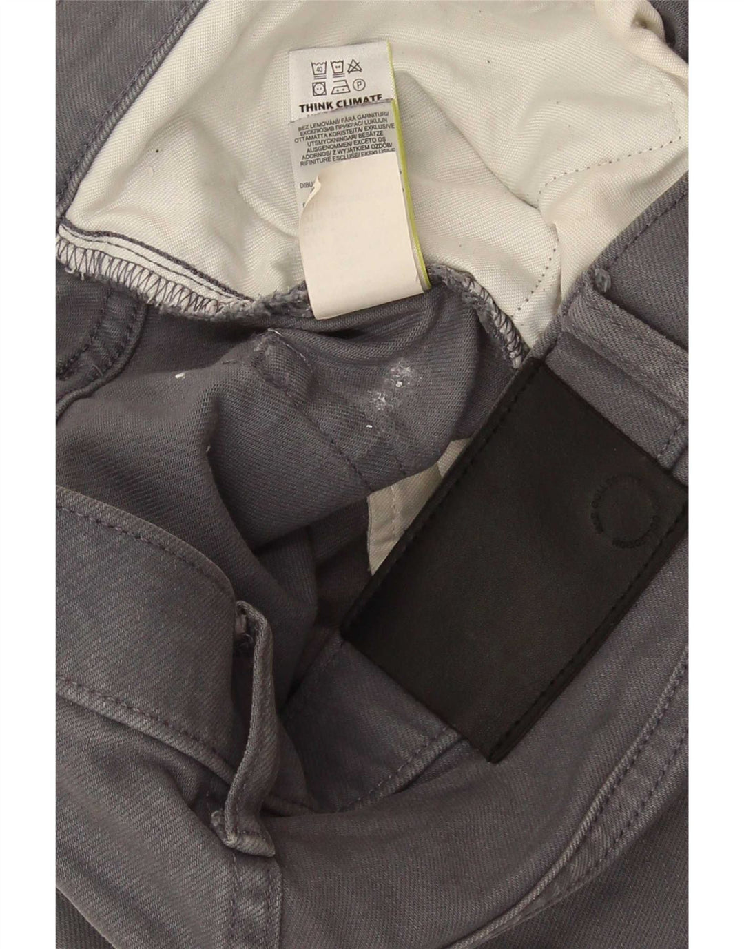 Marks & Spencer Herren Slim Jeans W32 L33 Graue Baumwolle