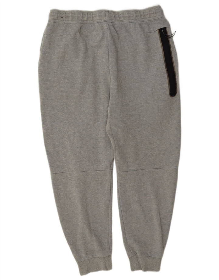 Nike Herren-Trainingshose, Jogginghose, groß, graue Baumwolle