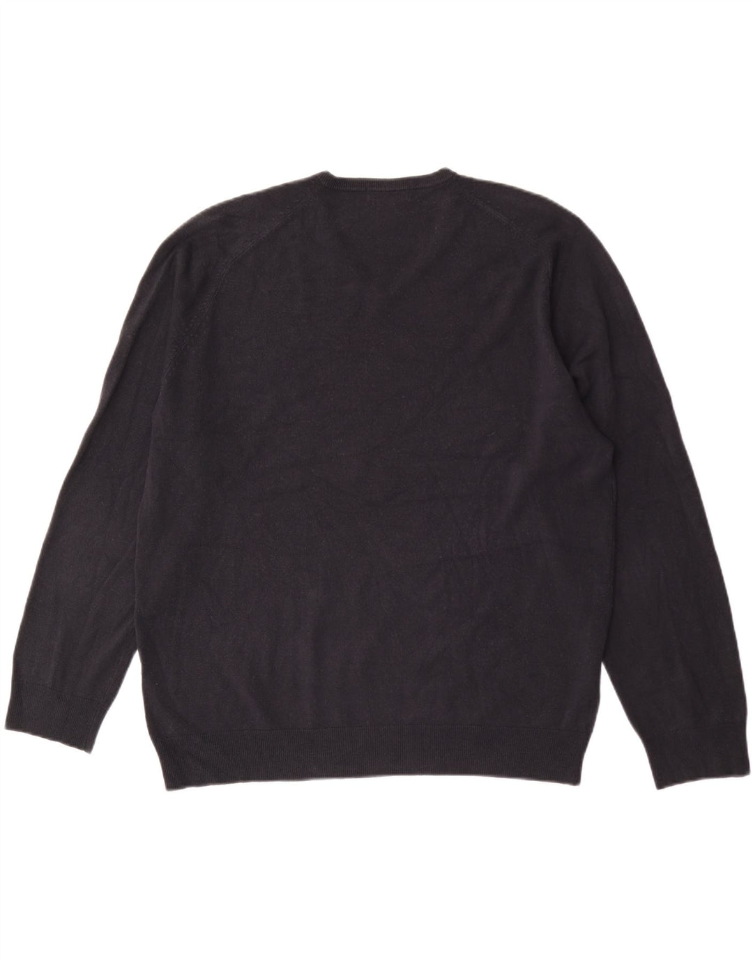 Marks & Spencer Herren-Pullover mit V-Ausschnitt, XL, Marineblau, Acryl