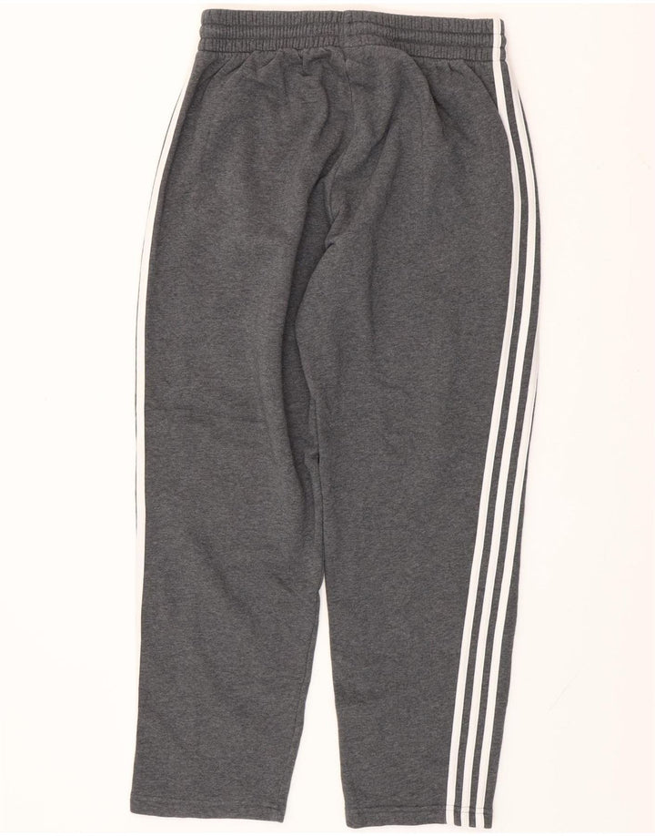 ADIDAS Herren-Trainingshose aus mittelgrauer Baumwolle
