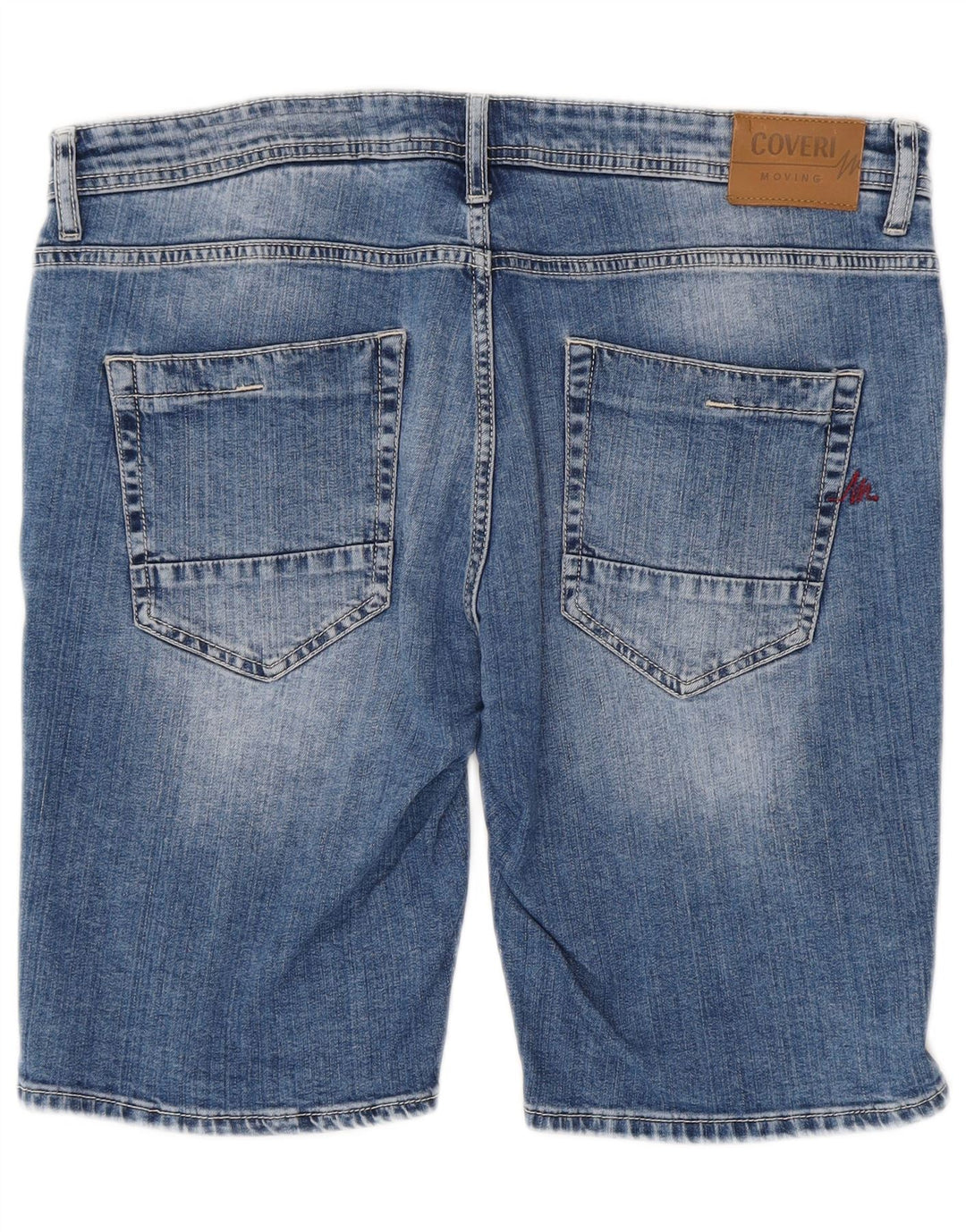 COVERI Herren Jeansshorts IT 52 XL W38 Blaue Baumwolle