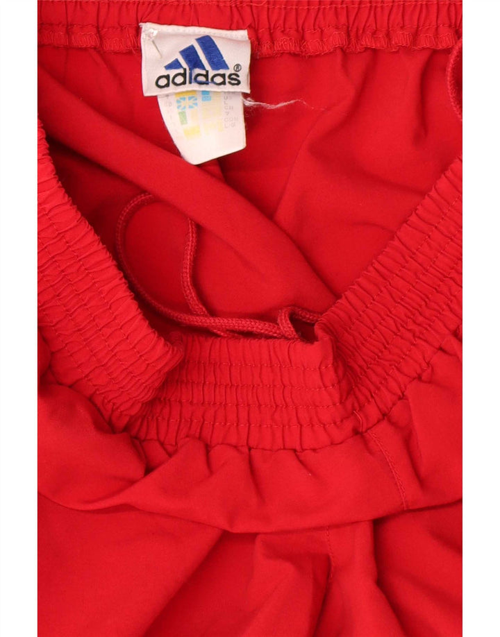 Adidas Herren-Trainingshose, Jogginghose, groß, rot, Polyester