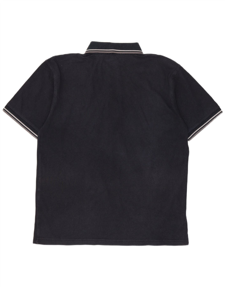 FRED PERRY Herren-Poloshirt, große marineblaue Baumwolle