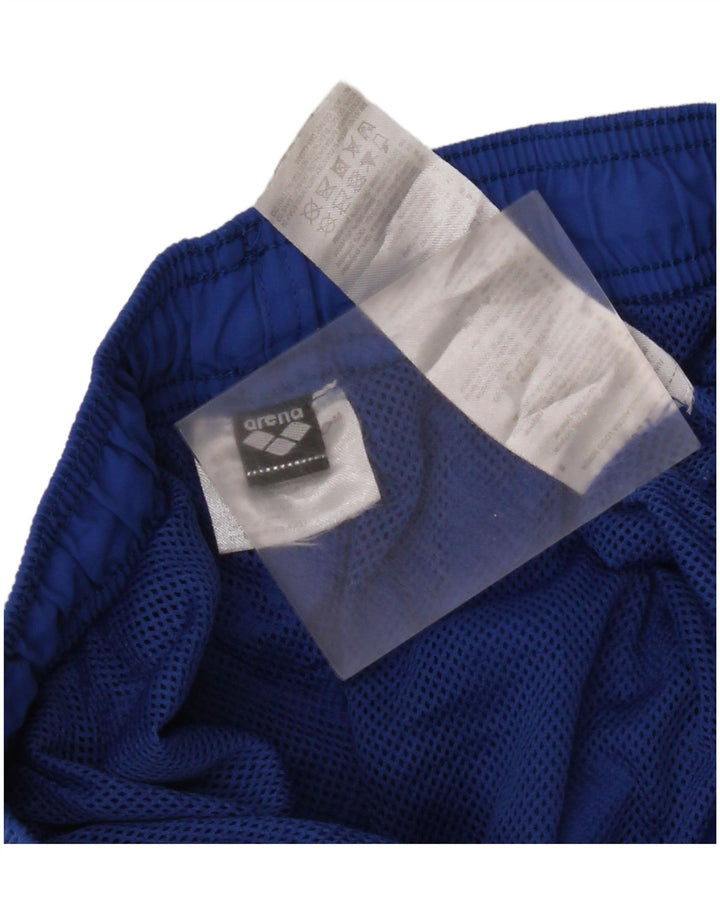 Arena Herren Graphic Sport Shorts Mittelblaues Polyester