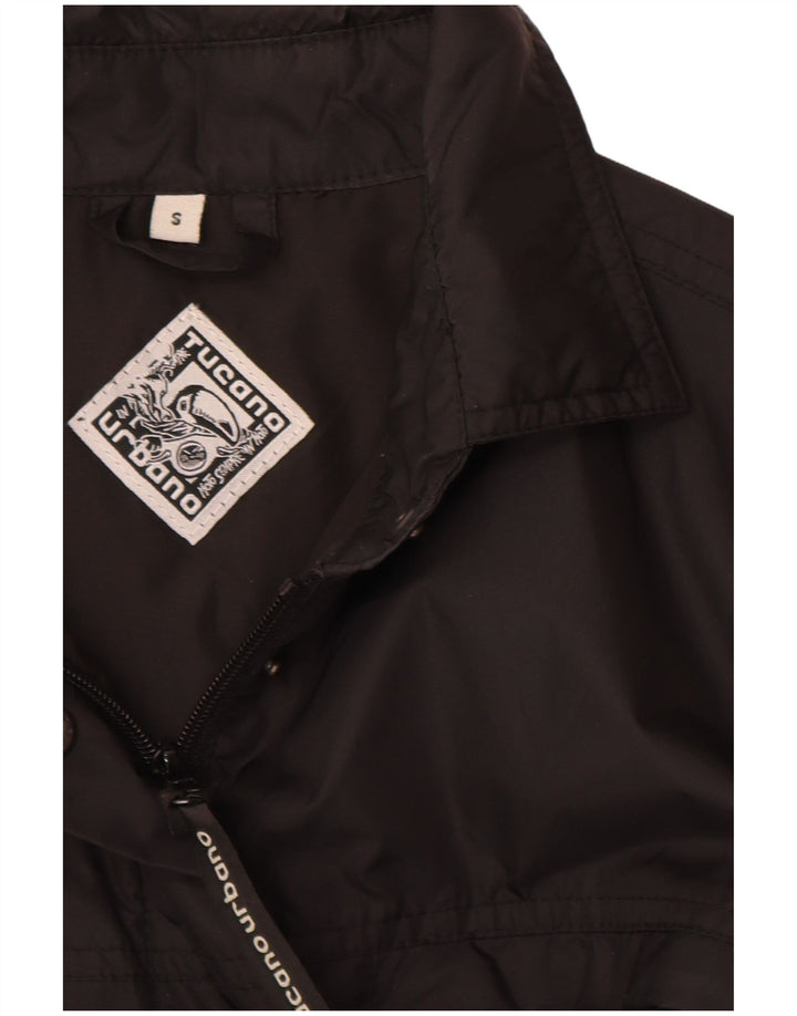 Tucano Urbano Damen Windjacke UK 10 Small Schwarz Nylon