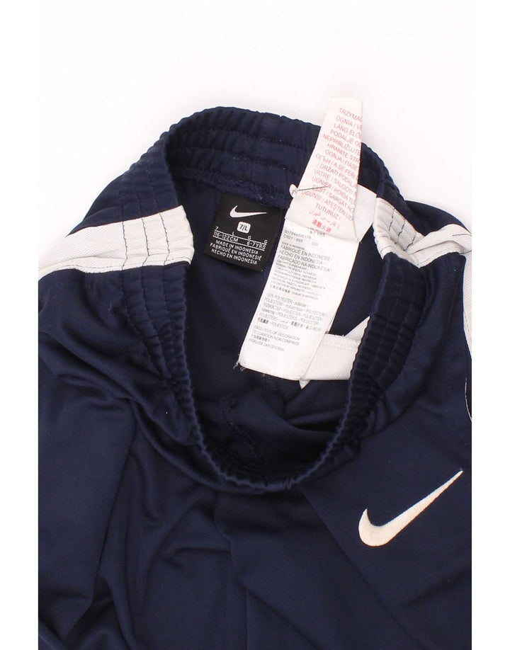Nike Jungen-Trainingshose, 6–7 Jahre, groß, Marineblau, Farbblock