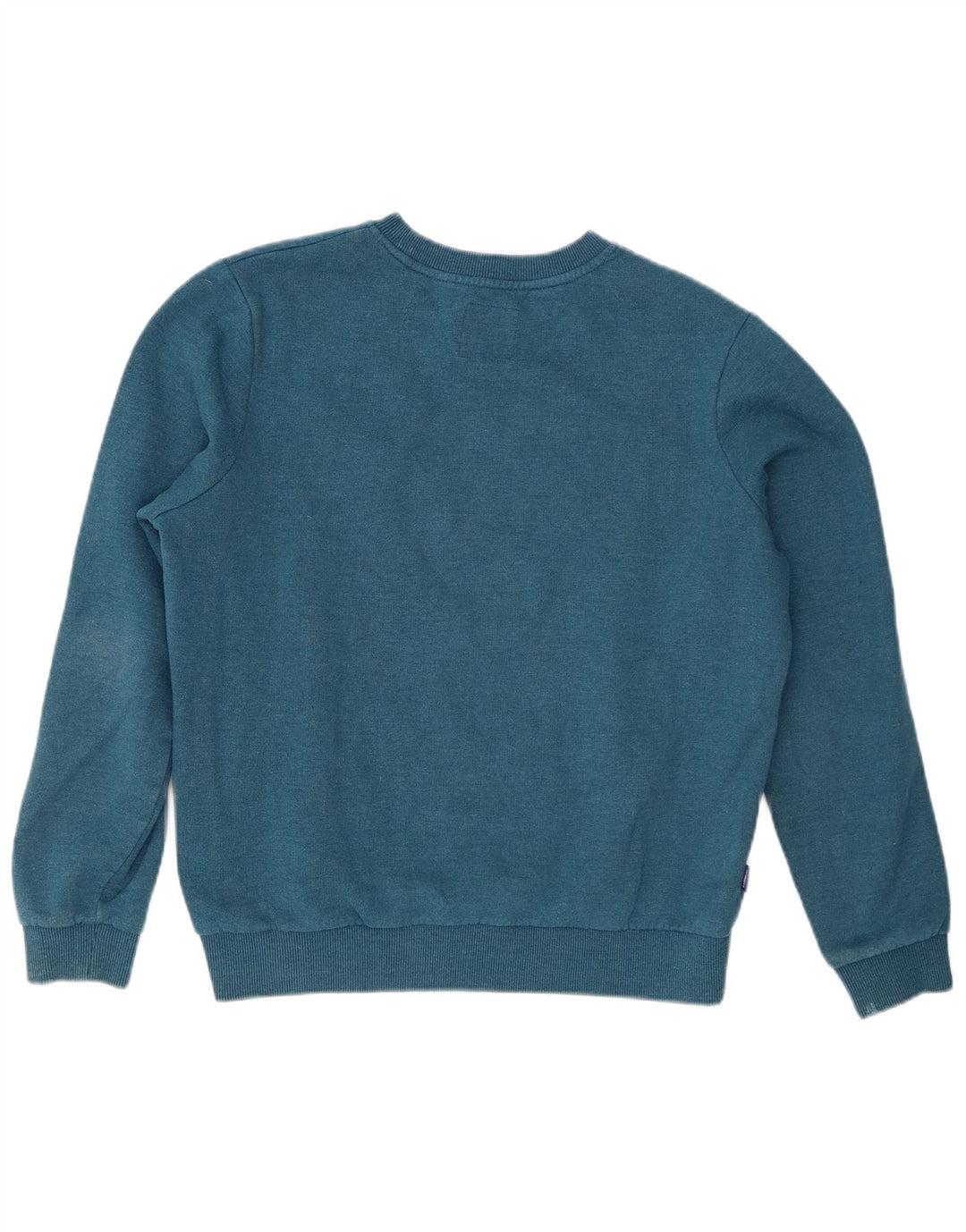 Superdry Damen-Sweatshirt mit Grafik, übergroß, Größe S, Blau, Größe 40, Baumwolle