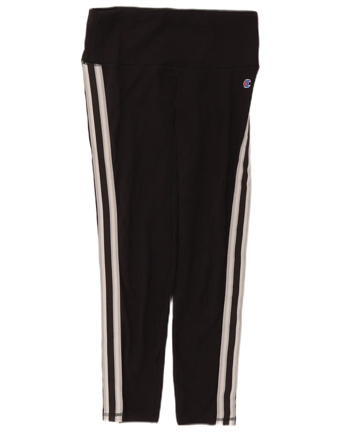 CHAMPION Damen Leggings UK 12 Medium Schwarz Polyester