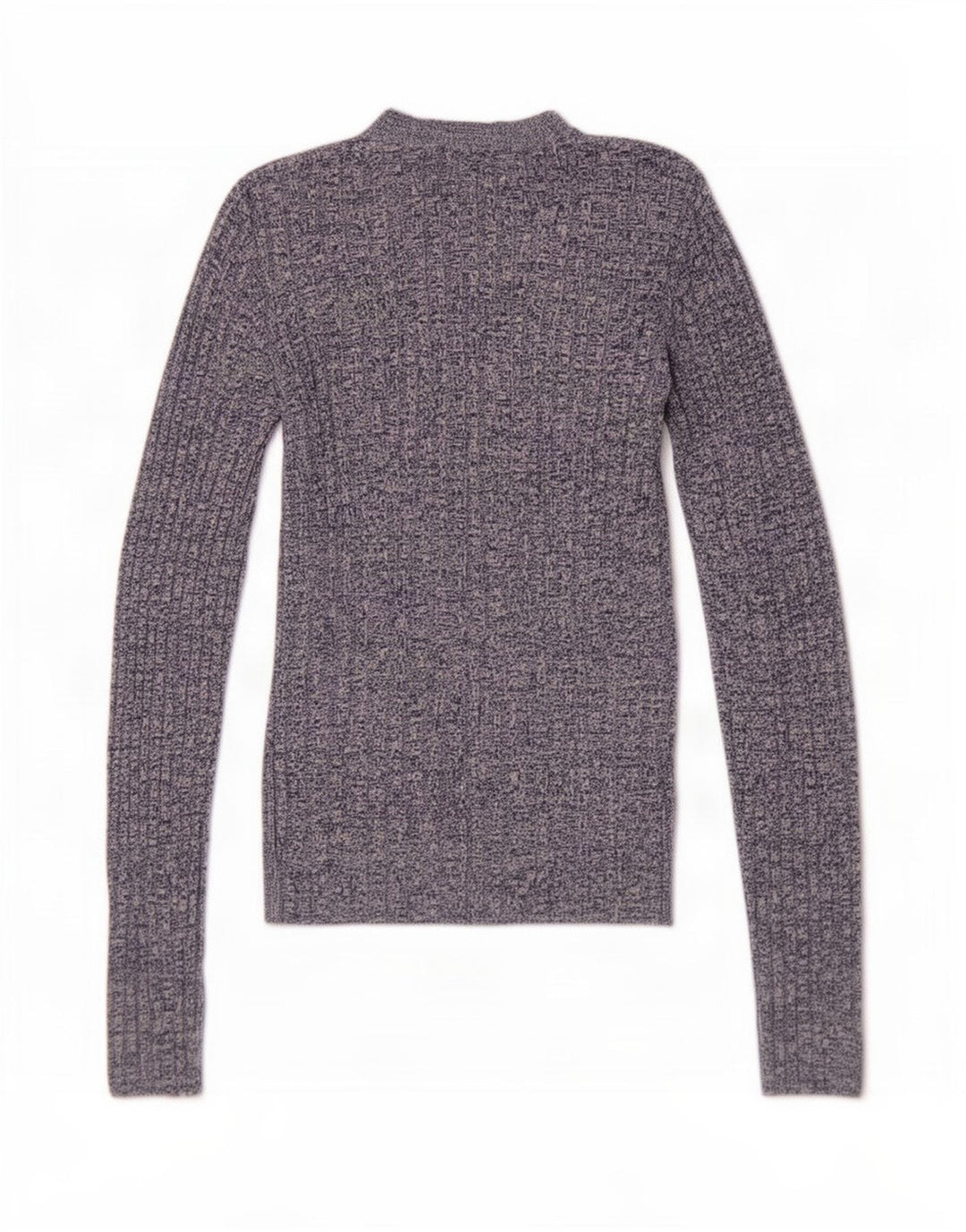 Ted Baker Damen-Pullover mit Rundhalsausschnitt, Größe 3, mittelblau meliert