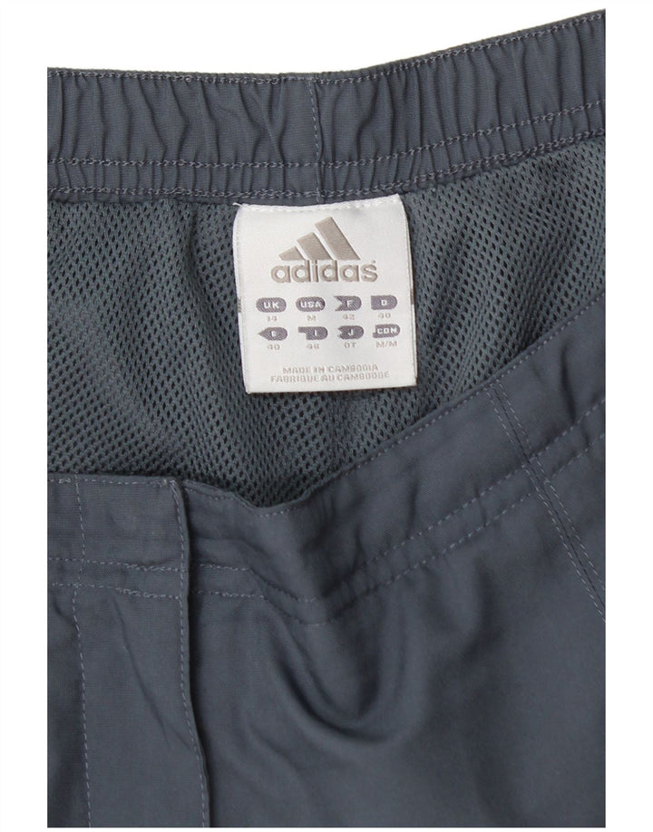 ADIDAS Capri Cargo-Trainingshose für Damen, UK 14, mittelgraues Polyester