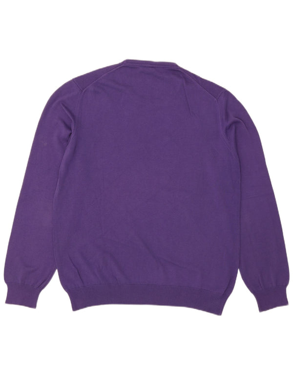Marina Yachting Herren-Pullover mit Rundhalsausschnitt, 2XL, lila Baumwolle