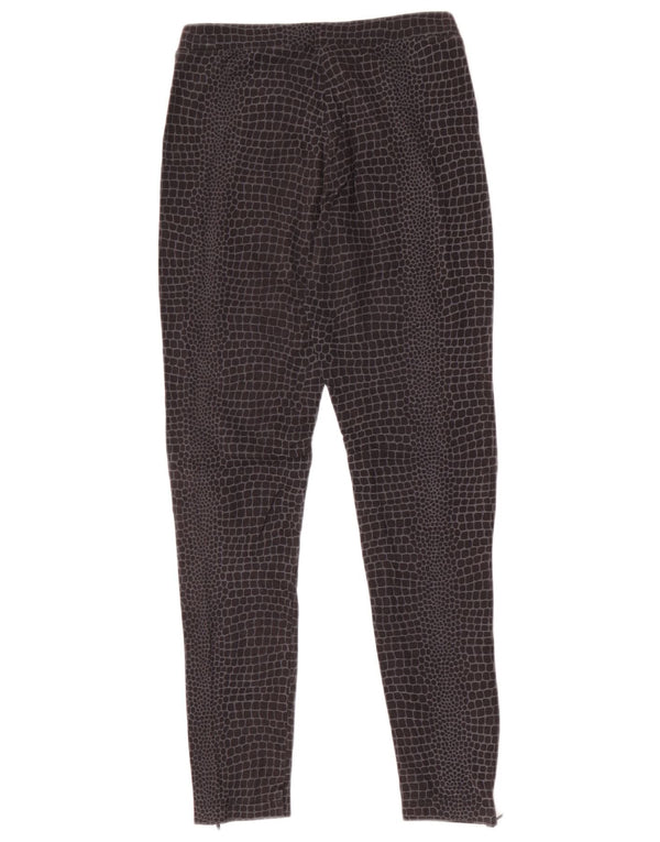 Champion Damen Heritage Fit Leggings UK 4 XS Grauer Tierdruck