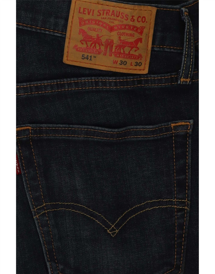 Levi's Herren 541 Straight Jeans W30 L30 Marineblau Baumwolle