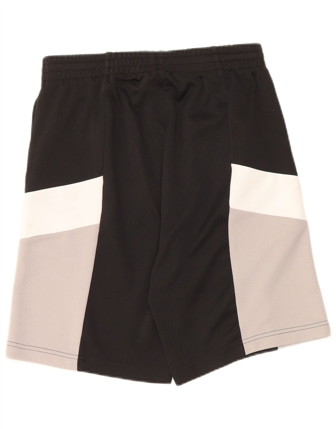 Adidas Sportshorts für Jungen, 13–14 Jahre, schwarzes Colourblock-Polyester