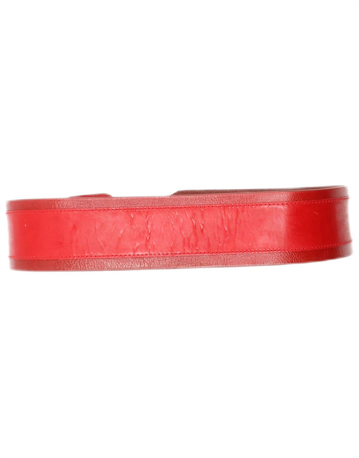 Coast Damen-Leder-Taillengürtel, mittelgroß, L34, rotes Leder