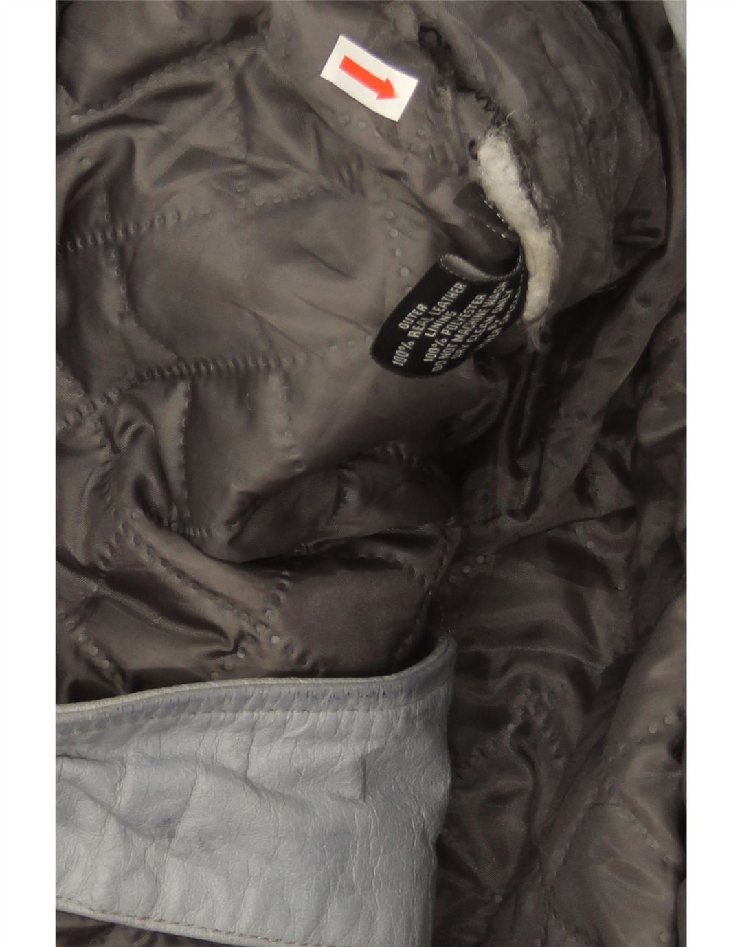 Smart Range Damen-Bikerjacke aus Leder, UK 20 2XL, blaues Leder