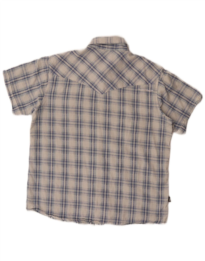 Quiksilver Herren Kurzarmhemd Small Blue Check