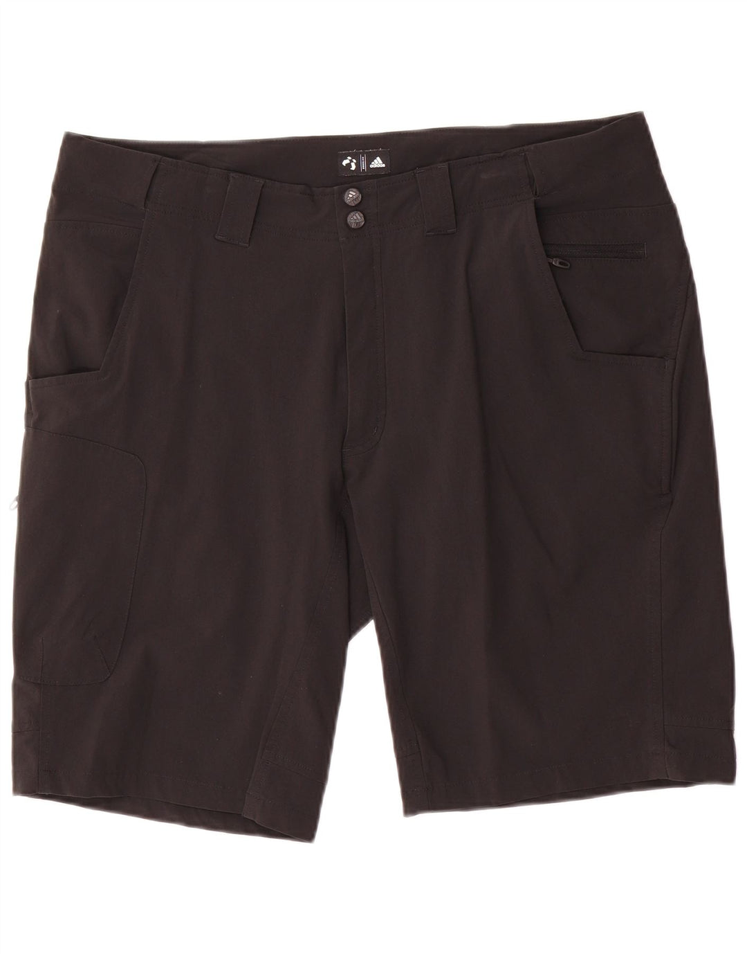 Adidas Herren Cargo Shorts W36 Großes schwarzes Nylon