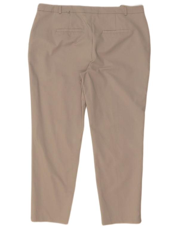 M&Co Damen Slim Chinohose UK 16 Large W36 L27 Graue Baumwolle