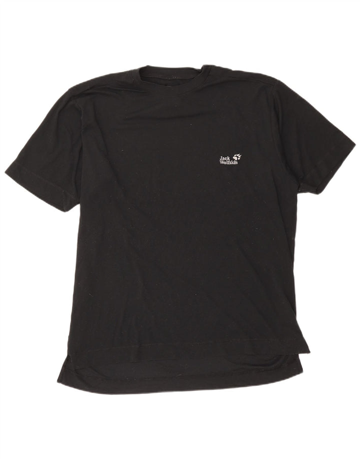 Jack Wolfskin Herren T-Shirt Top 2XL Schwarz Polyester