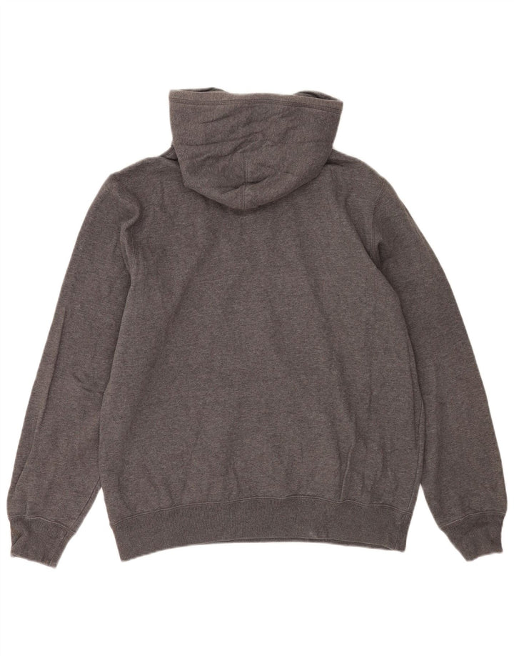 Nike Herren Kapuzenpullover aus mittelgrauer Baumwolle
