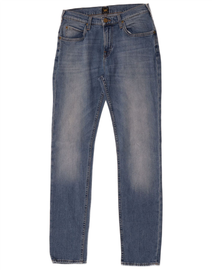 Lee Herren Rider Slim Jeans W29 L32 Blaue Baumwolle