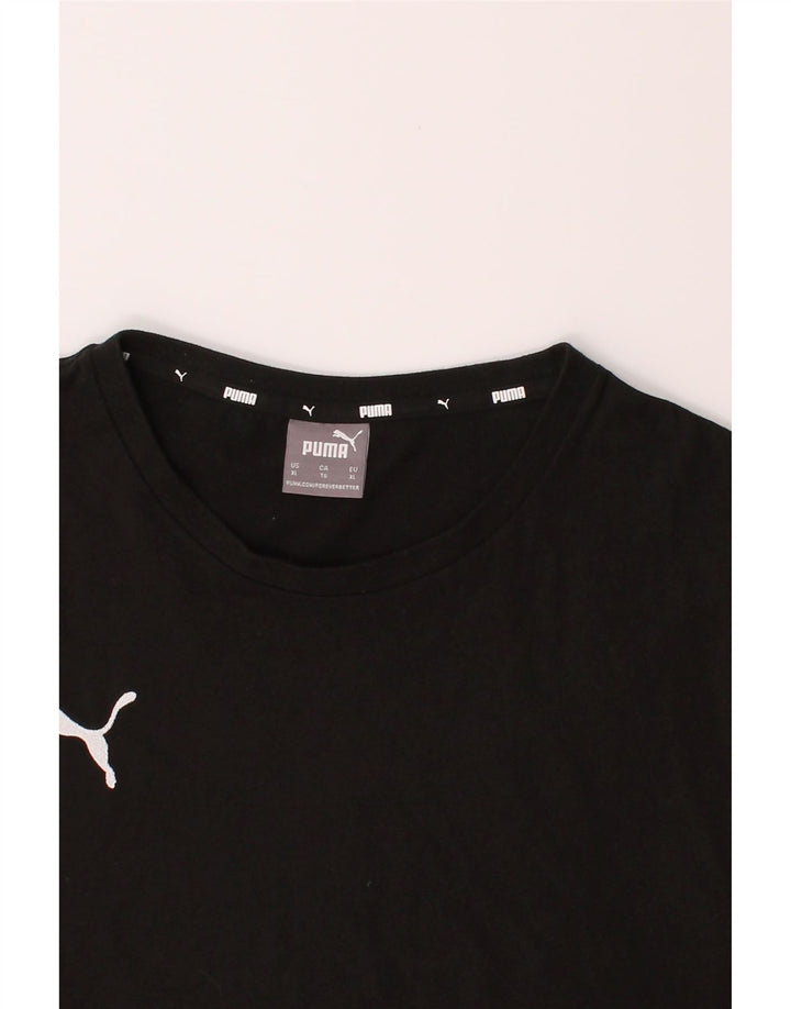 PUMA Mens T-Shirt Top XL Black Cotton Vintage Puma and Second-Hand Puma from Messina Hembry 