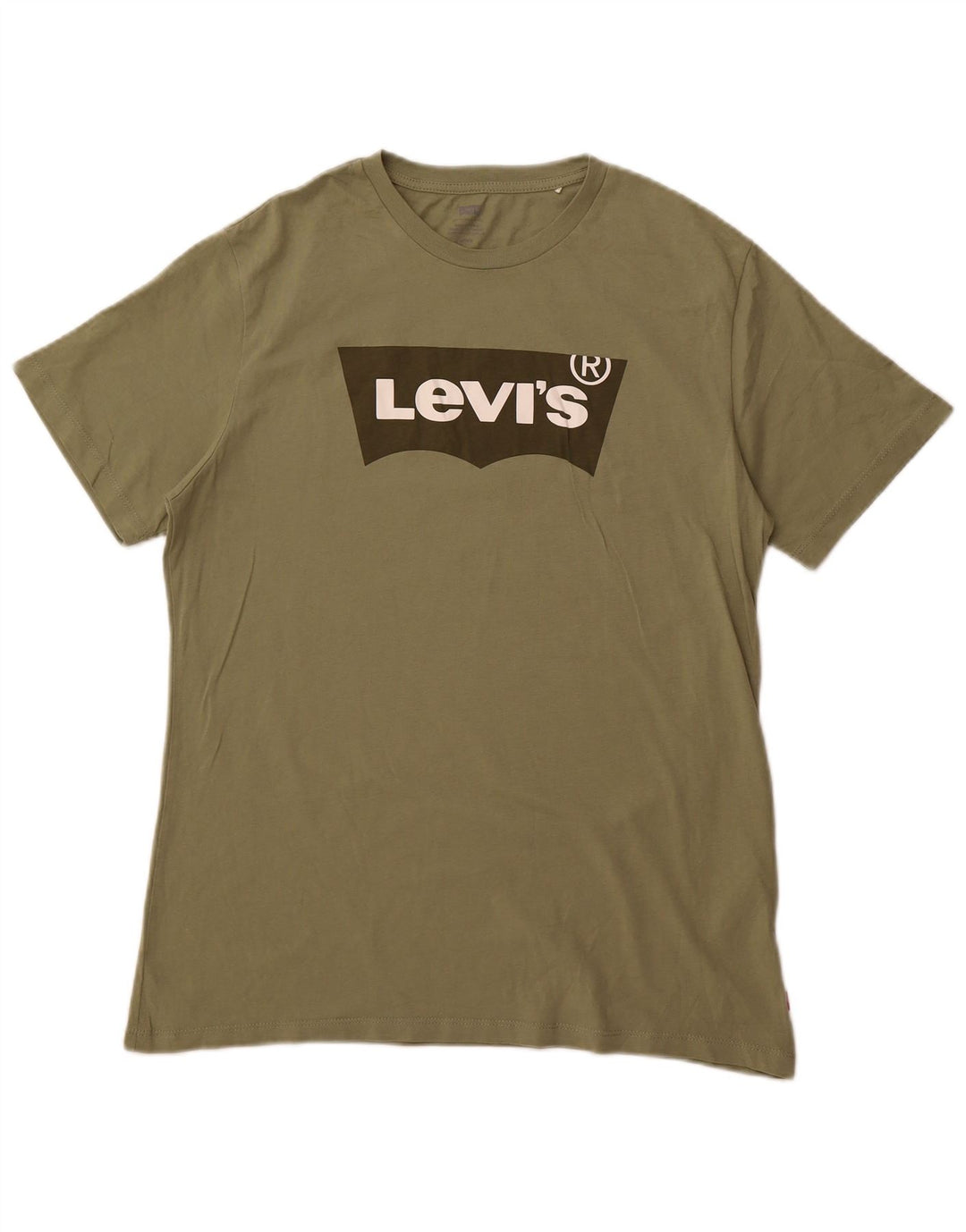 Levi's Herren-T-Shirt mit Grafik, mittlere Khaki-Baumwolle