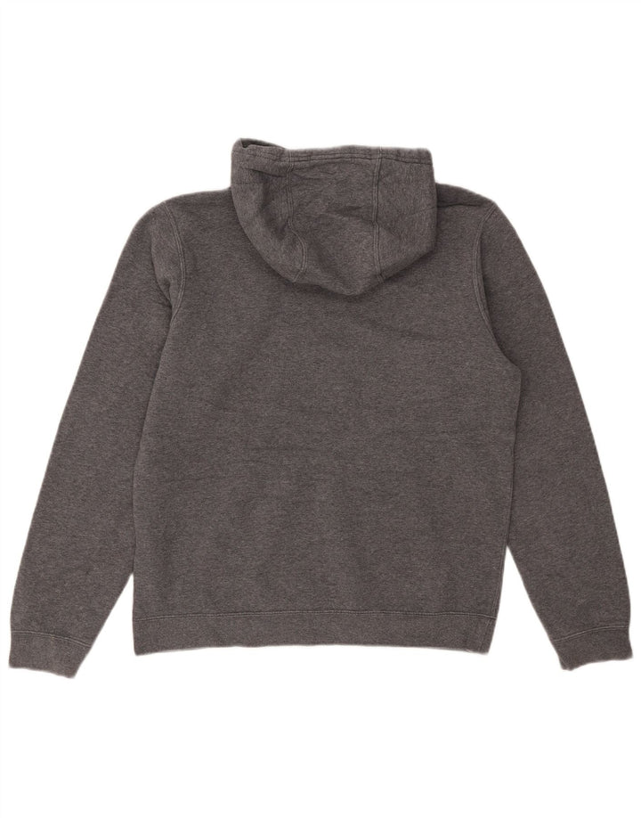 Nike Herren-Kapuzenpullover, klein, grau gefleckte Baumwolle