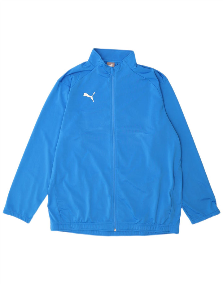 Puma Herren Trainingsanzug Top Jacke 2XL Blau Polyester