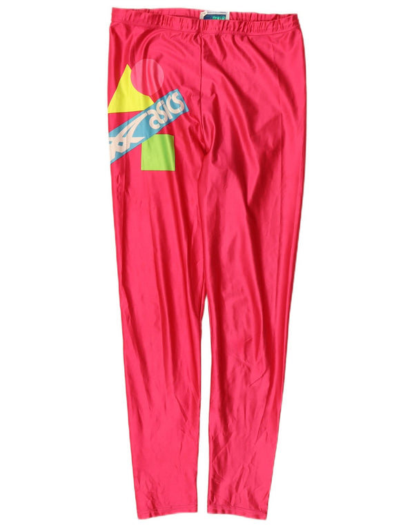 Asics Grafik-Leggings für Mädchen, 13–14 Jahre, groß, rosa, Polyester