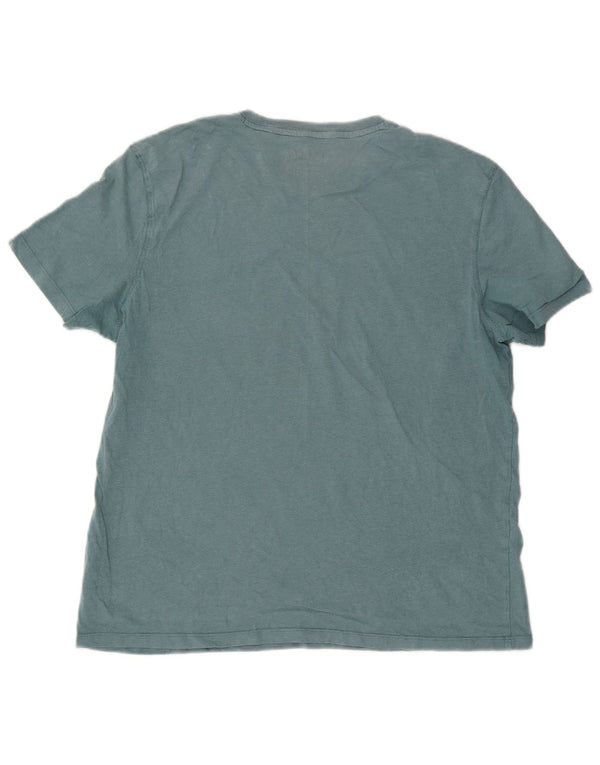 Fat Face Herren T-Shirt Top XL Blau Baumwolle