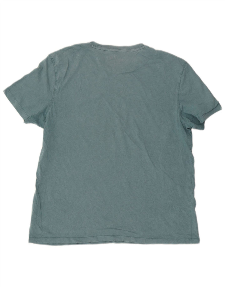 Fat Face Herren T-Shirt Top XL Blau Baumwolle