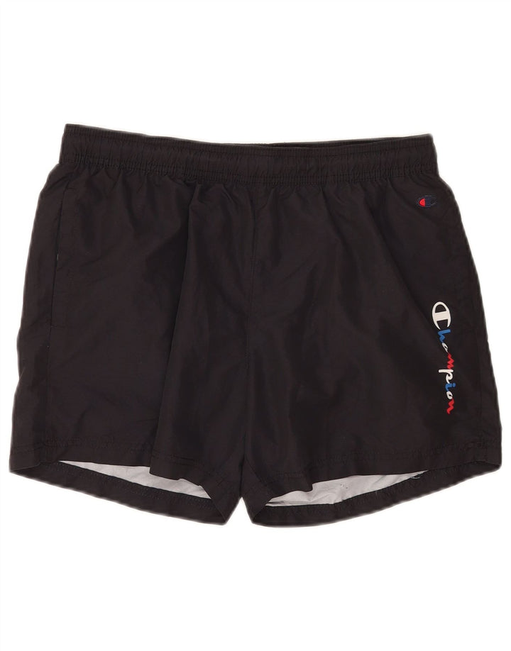 Champion Herren Badeshorts mit Grafik, Größe S, Schwarz