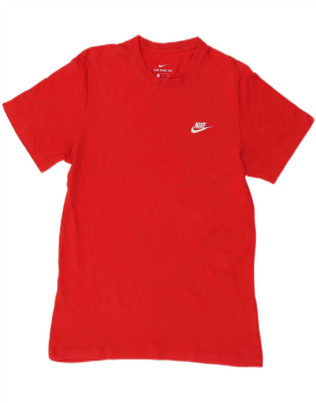 NIKE Mens Graphic T-Shirt Top Small Red Cotton Vintage Nike and Second-Hand Nike from Messina Hembry 