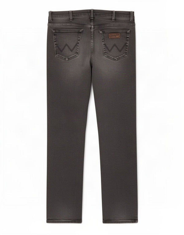 Wrangler Herren Texas Straight Jeans W40 L34 Graue Baumwolle