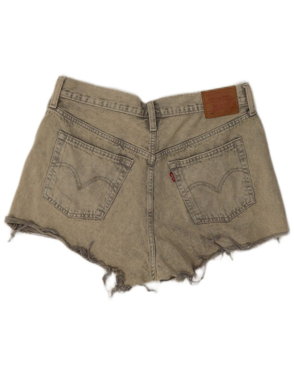 Levi's Damen 501 Jeansshorts W30 Mittelgrau
