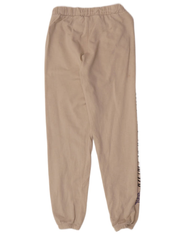 Zara Mädchen-Trainingshose mit Grafik, Jogginghose, 13–14 Jahre, beige Baumwolle