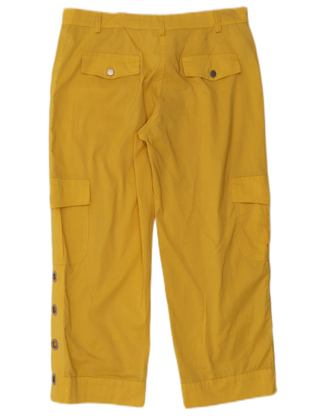 Roccobarocco Capri-Cargohose für Damen, W30, L22, Gelb