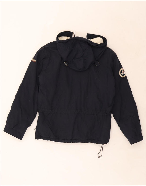 Napapijri Jungen Geographic Graphic Anorak Jacke 11-12 Jahre Marineblau