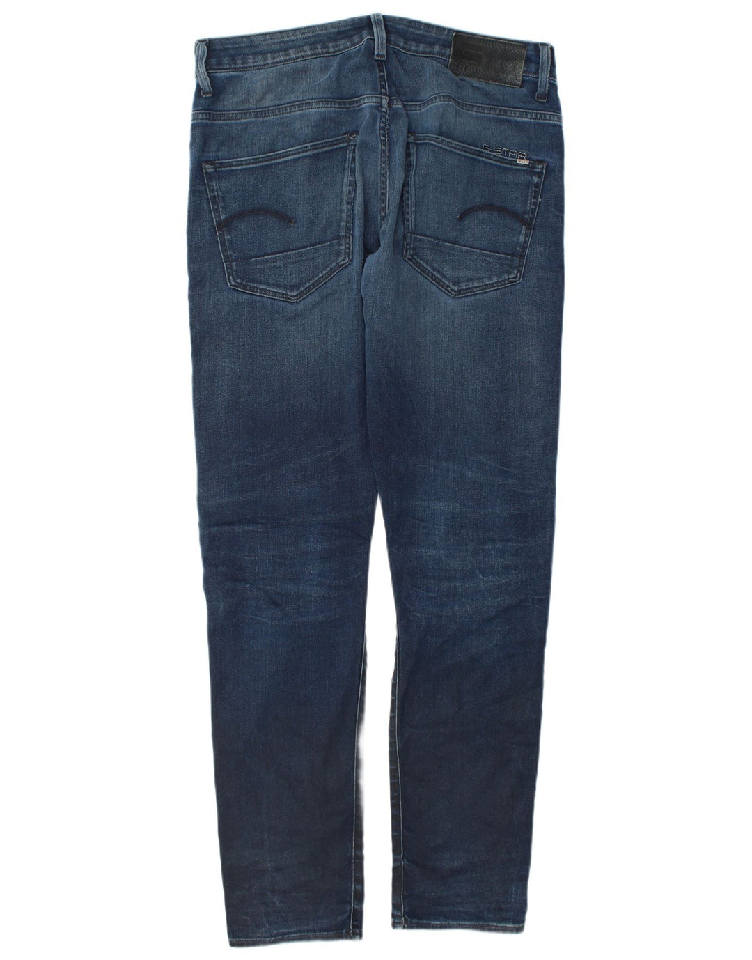 G-Star Raw Herren 3301 Slim Jeans W32 L34 Blaue Baumwolle